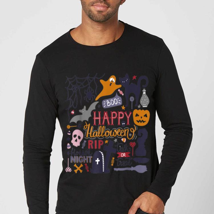 Original Happy Halloween Night Trick Or Treat Cat Pumpkin Witch Boo shirt 4 - Original Happy Halloween Night Trick Or Treat Cat Pumpkin Witch Boo shirt