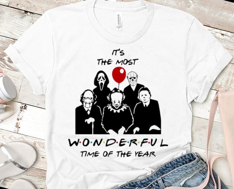 Original Horror Characters It s The Most Wonderful Time Of The Year shirt 1 - Original Horror Characters It's The Most Wonderful Time Of The Year shirt
