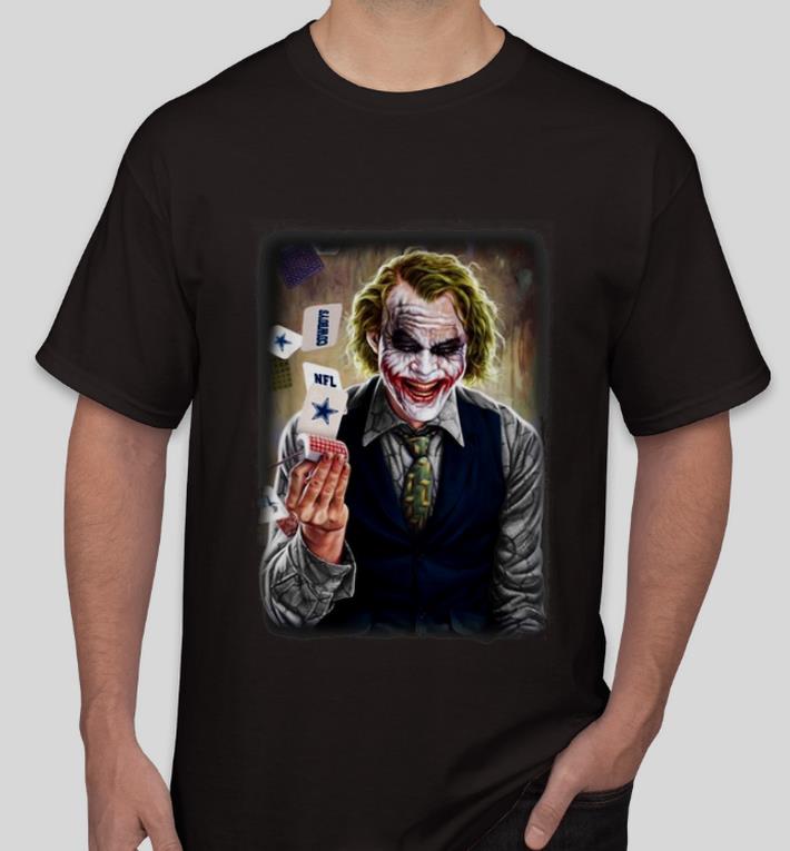 Original Joker Heath Ledger Dallas Cowboys NFL shirt 4 - Original Joker Heath Ledger Dallas Cowboys NFL shirt
