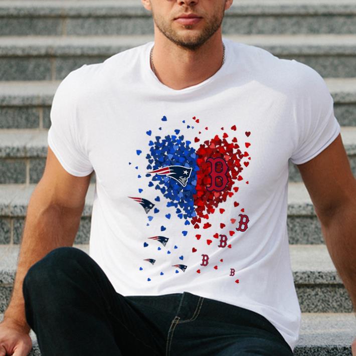 Original New England Patriots And Boston Red Sox Tiny Heart Shape NFL shirt 4 - Original New England Patriots And Boston Red Sox Tiny Heart Shape NFL shirt