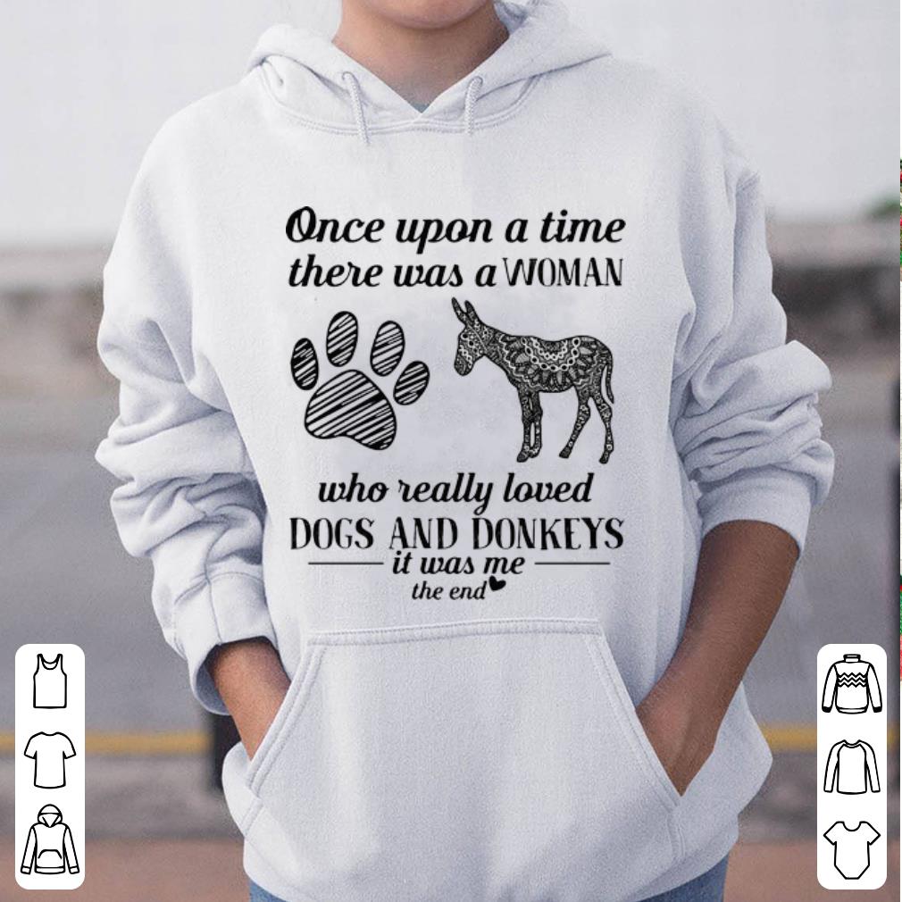 Original Once Upon A Time A Girl Really Loves Dogs And Donkeys shirt 4 - Original Once Upon A Time A Girl Really Loves Dogs And Donkeys shirt