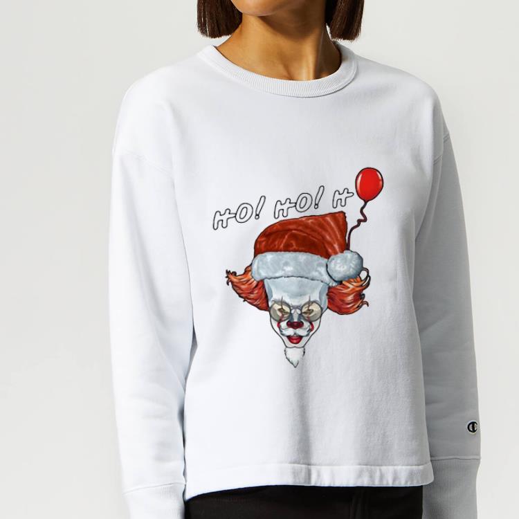 Original Pennywise IT Ho Ho Ho Santa Claus shirt 4 - Original Pennywise IT Ho Ho Ho Santa Claus shirt