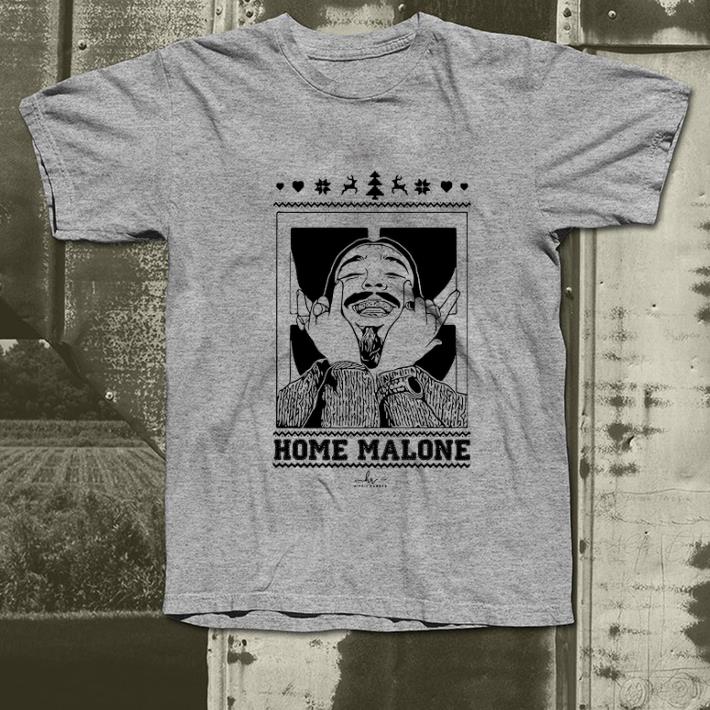 Original Post Malone Ugly Christmas Home Malone shirt 4 - Original Post Malone Ugly Christmas Home Malone shirt