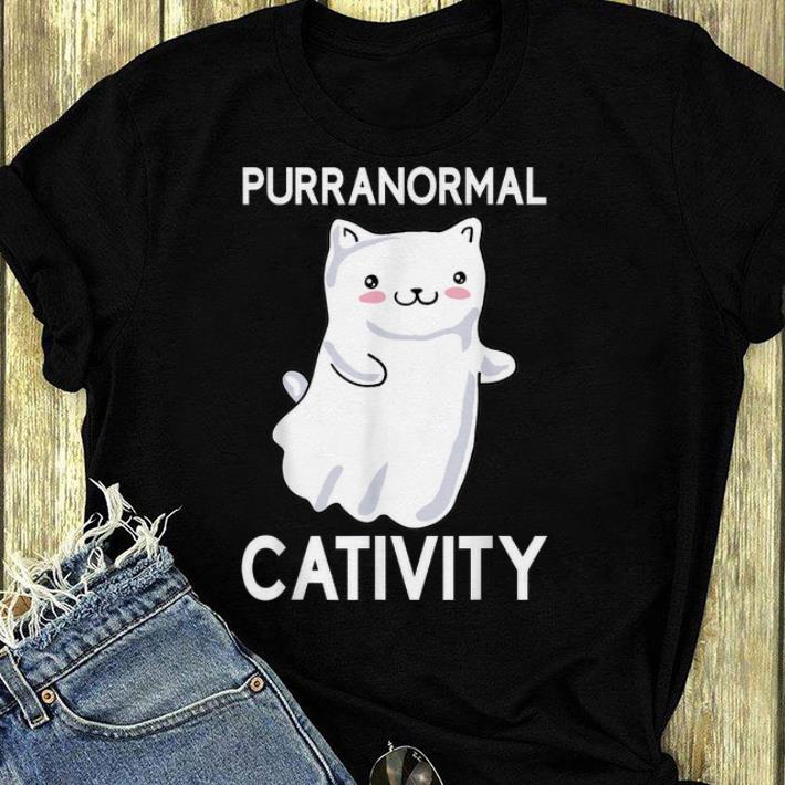 Original Purranormal Cativity Ghost Halloween Cat Lovers shirt 4 - Original Purranormal Cativity Ghost Halloween Cat Lovers shirt