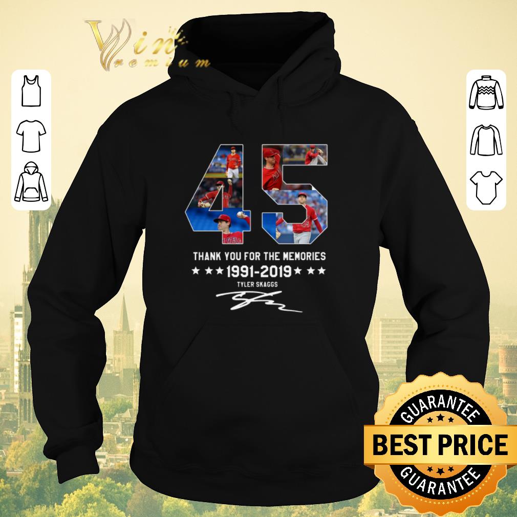 Original Signature 45 Thank You For The Memories 1991-2019 Tyler Skaggs shirt Original Signature 45 Thank You For The Memories 1991 2019 Tyler Skaggs shirt 4 - Original Signature 45 Thank You For The Memories 1991-2019 Tyler Skaggs shirt