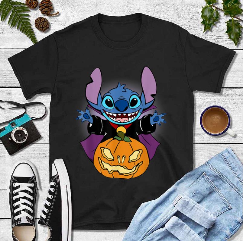 Original Stitch And Pumpkin Halloween shirt 4 - Original Stitch And Pumpkin Halloween shirt