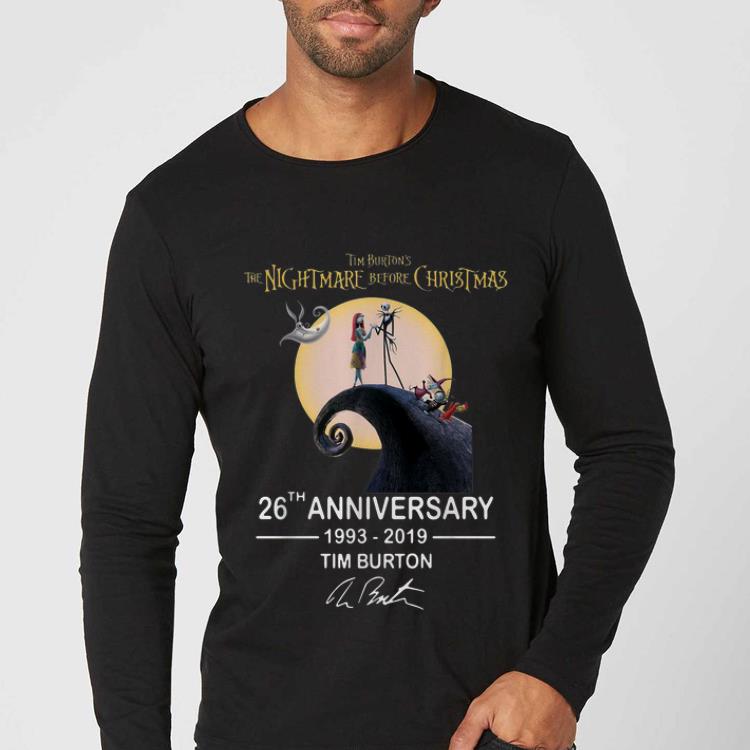 Original The Nightmare Before Christmas 26th Anniversary Signature shirt 4 - Original The Nightmare Before Christmas 26th Anniversary Signature shirt