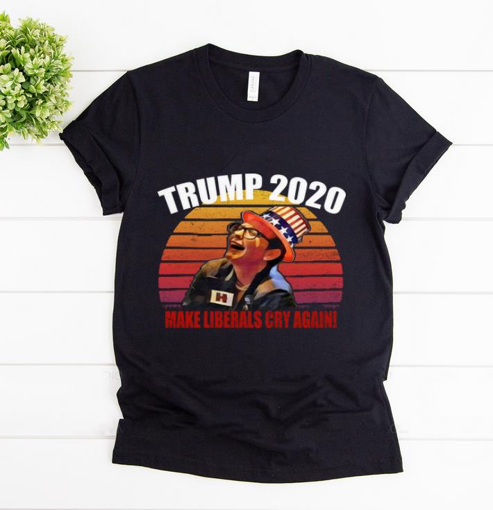 Original Trump 2020 Make Liberals Cry Again Vintage Sunset shirt 1 - Original Trump 2020 Make Liberals Cry Again Vintage Sunset shirt