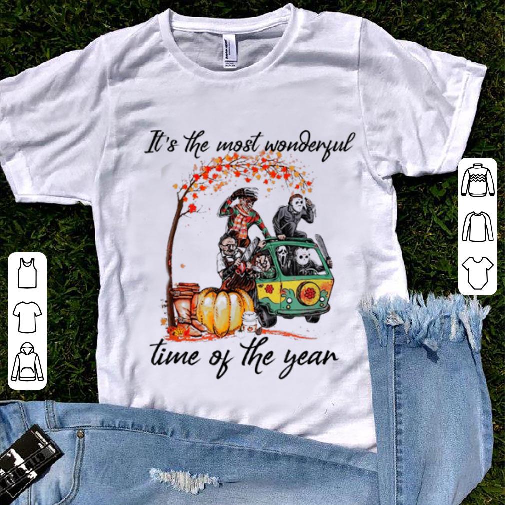Original it s the most wonderful time of the year horror character shirt 1 - Original it's the most wonderful time of the year horror character shirt
