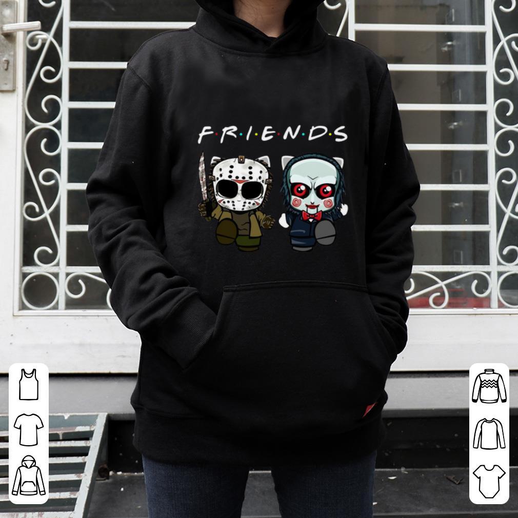 Premium Baby Jason Voorhees And Jigsaw Friends Tv Show shirt 4 - Premium Baby Jason Voorhees And Jigsaw Friends Tv Show shirt
