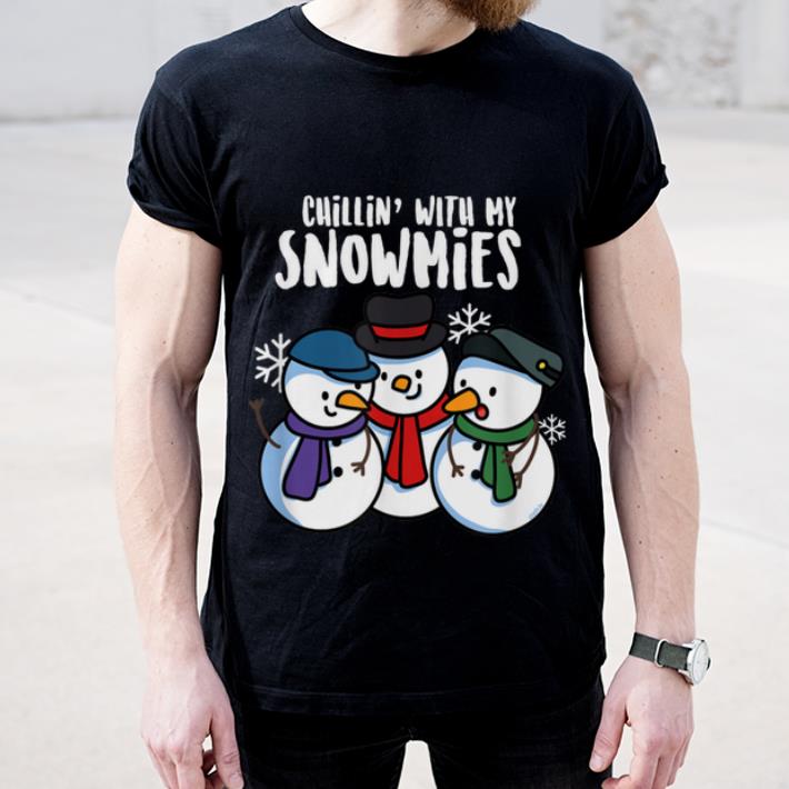 Premium Chillin with my Snowmies Funny Christmas Gift Xmas shirt 4 - Premium Chillin with my Snowmies Funny Christmas Gift Xmas shirt
