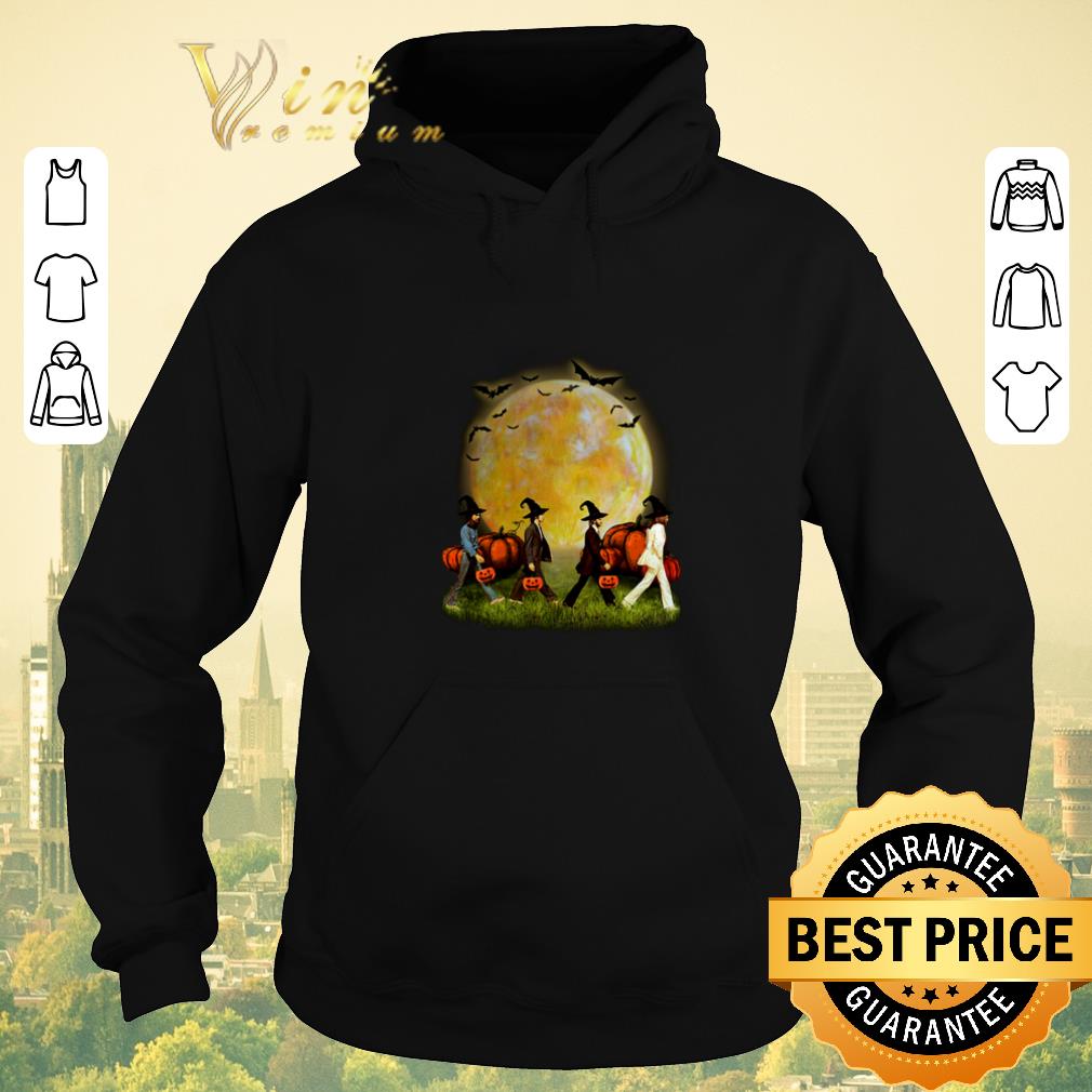 Premium Halloween The Beatles Abbey Road Moon Pumpkins shirt 4 - Premium Halloween The Beatles Abbey Road Moon Pumpkins shirt