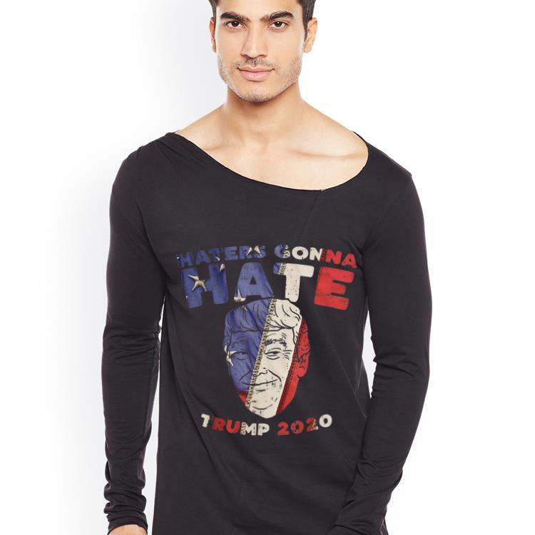 Premium Haters Gonna Hate Trump 2020 American Flag shirt 4 - Premium Haters Gonna Hate Trump 2020 American Flag shirt
