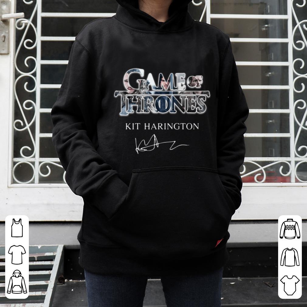 Premium Kit Harington Jon Snow Game of Thrones Signature shirt 4 - Premium Kit Harington Jon Snow Game of Thrones Signature shirt