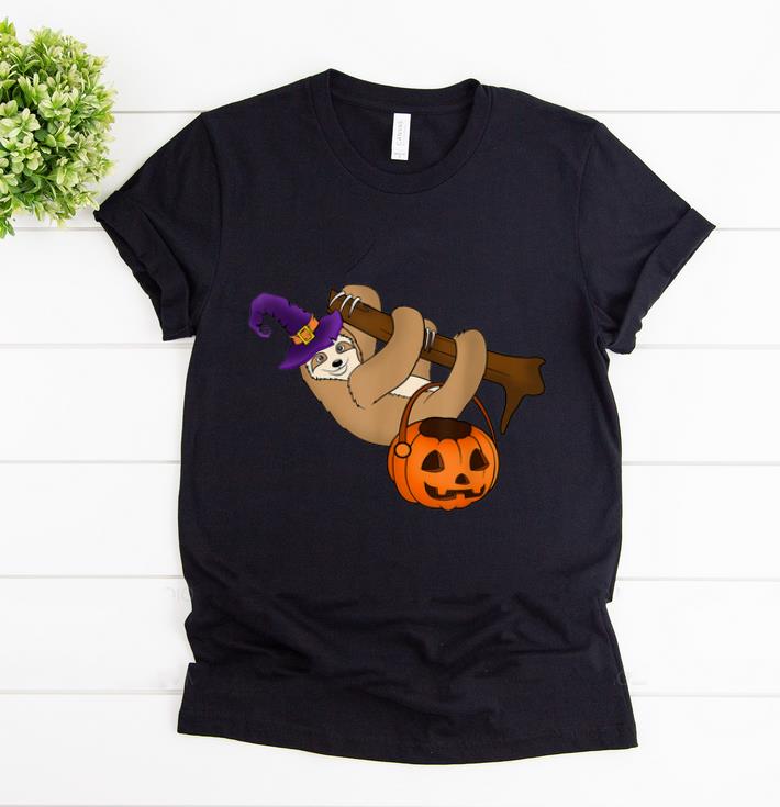 Premium Sloth Witch Pumpkin Costume Halloween Oct 31st shirt 1 - Premium Sloth Witch Pumpkin Costume Halloween Oct 31st shirt