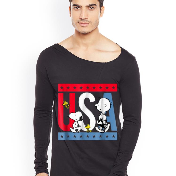 Premium Snoopy And Charlie Brown American shirt 4 - Premium Snoopy And Charlie Brown American shirt