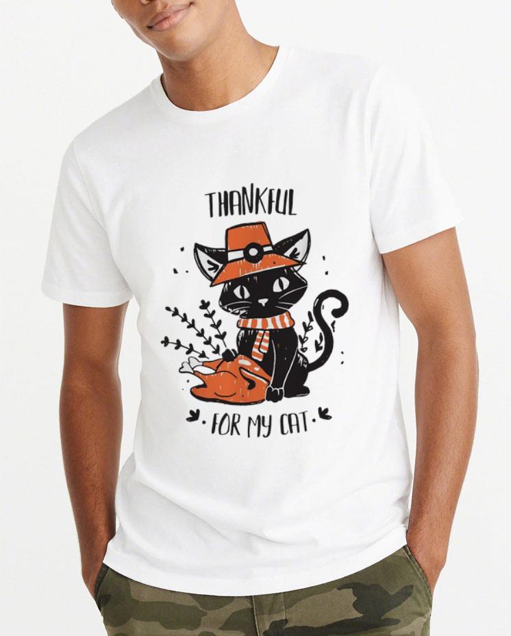 Premium Thankful For My Cat Thanksgiving Day shirt 4 - Premium Thankful For My Cat Thanksgiving Day shirt