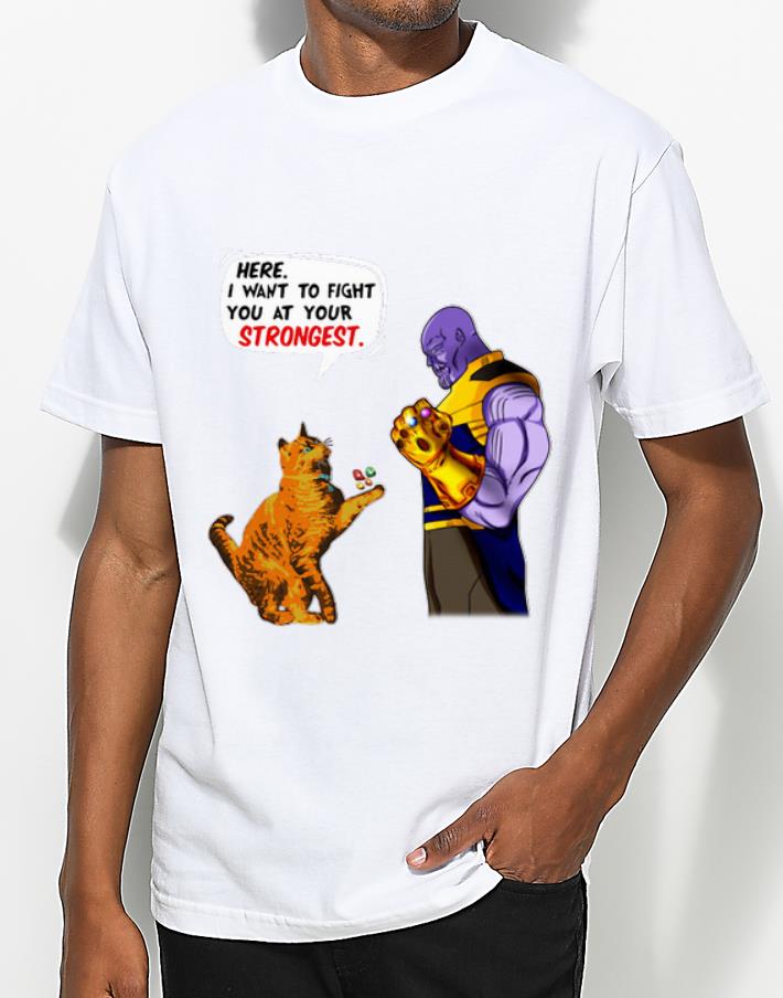 Premium Thanos Cat Goose Here I Want To Fight You At Your Strongest shirt 4 - Premium Thanos Cat Goose Here I Want To Fight You At Your Strongest shirt
