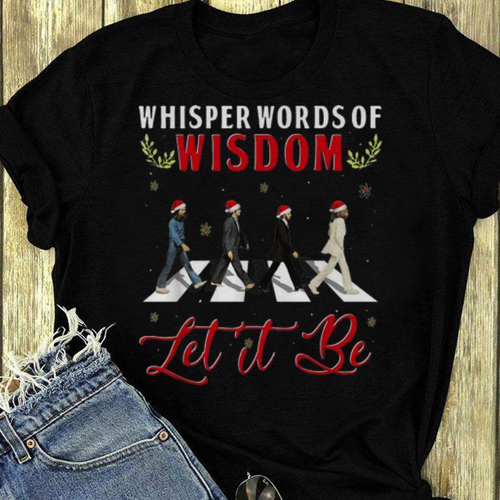 Premium The Beatles Abbey Road Whisper Words Of Wisdom Let It Be shirt 4 - Premium The Beatles Abbey Road Whisper Words Of Wisdom Let It Be shirt