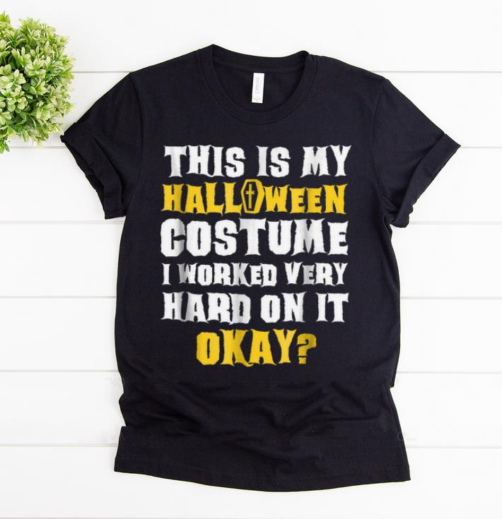 Premium This Is My Halloween Costume Funny Saying Joke shirt 1 - Premium This Is My Halloween Costume Funny Saying Joke shirt