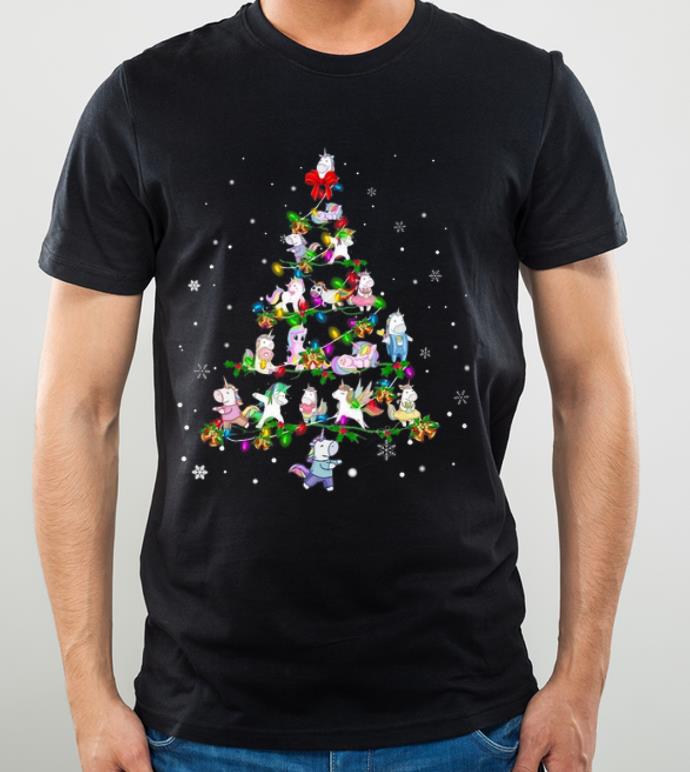 Premium Unicorn Christmas Tree shirt 4 - Premium Unicorn Christmas Tree shirt