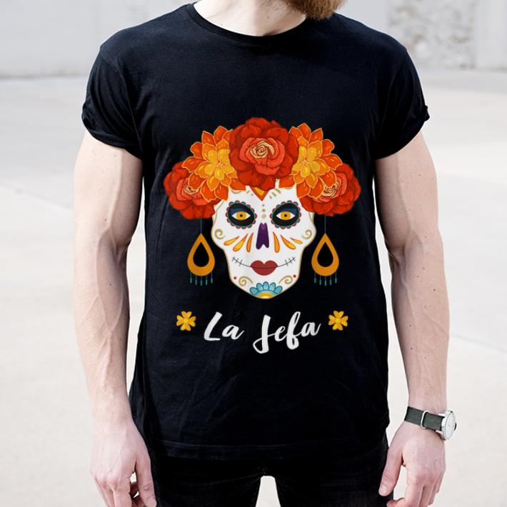 Premium Yo Soy La Jefa Dia De Los Muertos Day Of The Dead Skull shirt 4 - Premium Yo Soy La Jefa Dia De Los Muertos Day Of The Dead Skull shirt