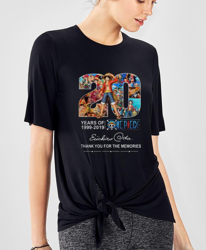 Pretty 20 Years Of One Piece 1999 2019 Thank You For The Memories Signatures shirt 4 - Pretty 20 Years Of One Piece 1999-2019 Thank You For The Memories Signatures shirt