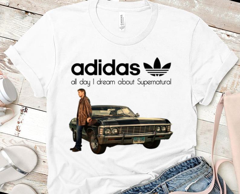 Pretty All Day I Dream About Supernatural Adidas shirt 1 - Pretty All Day I Dream About Supernatural Adidas shirt