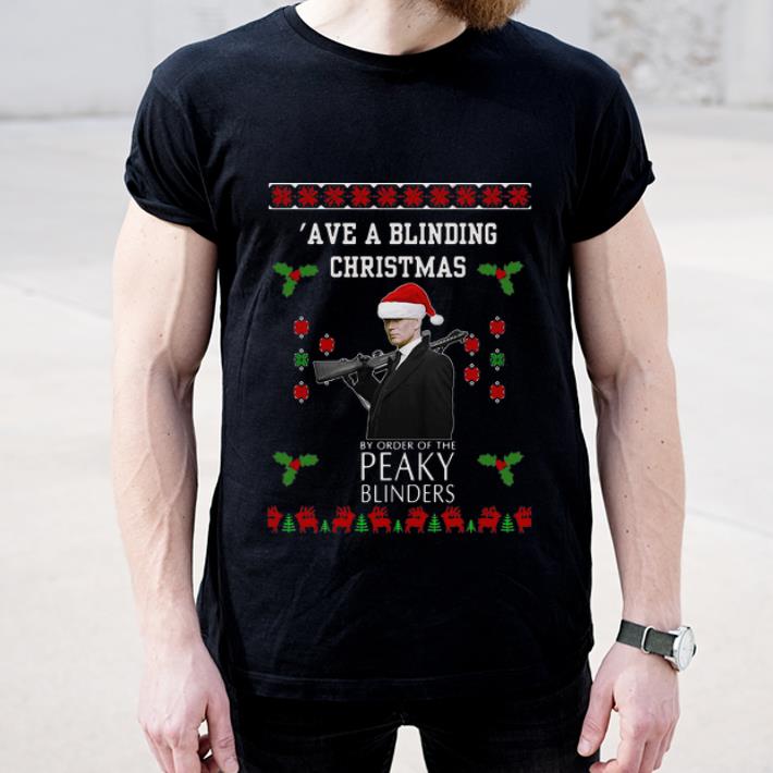 Awesome Ave A Blinding Christmas The Peaky Blinders Ugly Christmas shirt 4 - Awesome Ave A Blinding Christmas The Peaky Blinders Ugly Christmas shirt