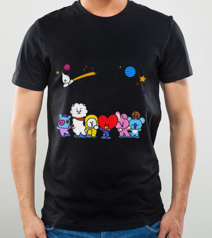 Awesome BT21 BTS Cute Chibi Character Space Lover shirt 4 - Awesome BT21 BTS Cute Chibi Character Space Lover shirt