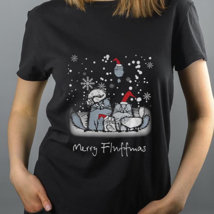 Awesome Cat Merry Fluffmas Christmas shirt 4 - Awesome Cat Merry Fluffmas Christmas shirt