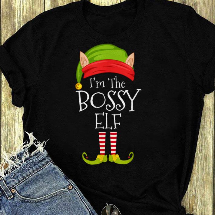 Awesome Christmas Family Matching Costume I m The Bossy Elf Xmas shirt 4 - Awesome Christmas Family Matching Costume I'm The Bossy Elf Xmas shirt