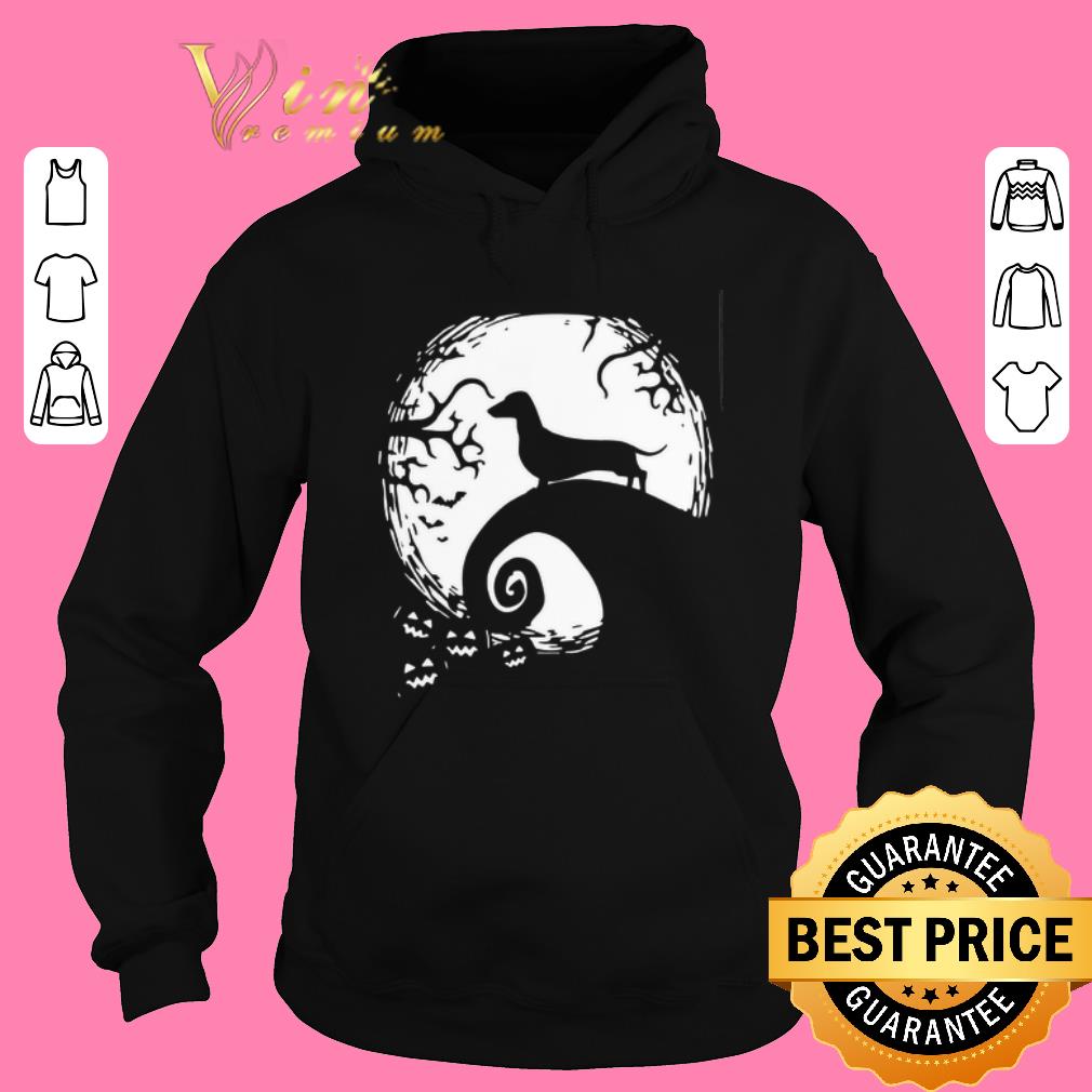 Awesome Dachshund dog and moon Halloween shirt 4 - Awesome Dachshund dog and moon Halloween shirt