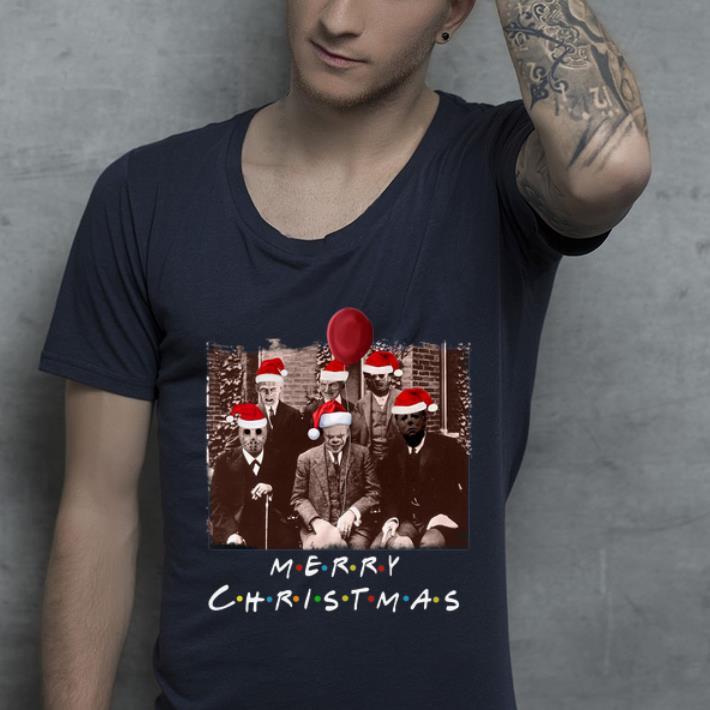 Awesome Friends Horror Movies Characters Merry Christmas shirt 4 - Awesome Friends Horror Movies Characters Merry Christmas shirt