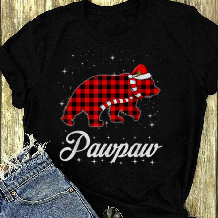 Awesome Red Plaid Pawpaw Bear Buffalo Matching Family Christmas shirt 4 - Awesome Red Plaid Pawpaw Bear Buffalo Matching Family Christmas shirt