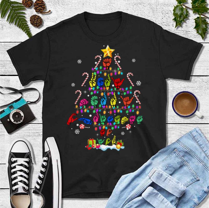 Awesome Sign Language Christmas Tree shirt 4 - Awesome Sign Language Christmas Tree shirt
