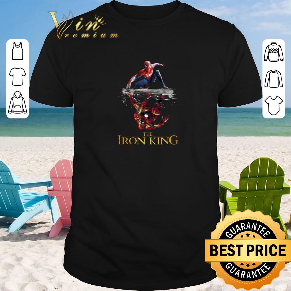 Awesome Spider Man reflection Iron Man The Iron King shirt sweater 2019 1 - Awesome Spider Man reflection Iron Man The Iron King shirt sweater 2019