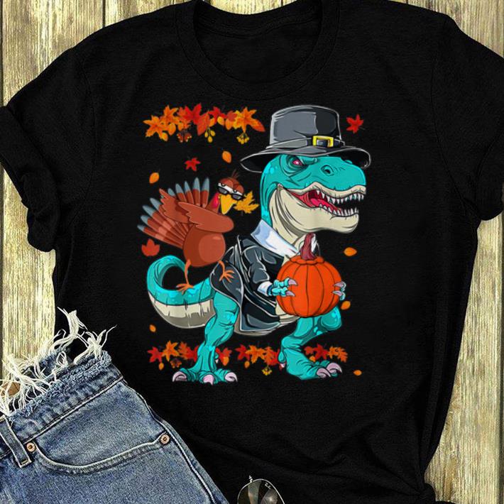 Awesome Thanksgiving T Rex Dinosaur Dabbing Turkey Funny Gift Boy shirt 4 - Awesome Thanksgiving T-Rex Dinosaur Dabbing Turkey Funny Gift Boy shirt