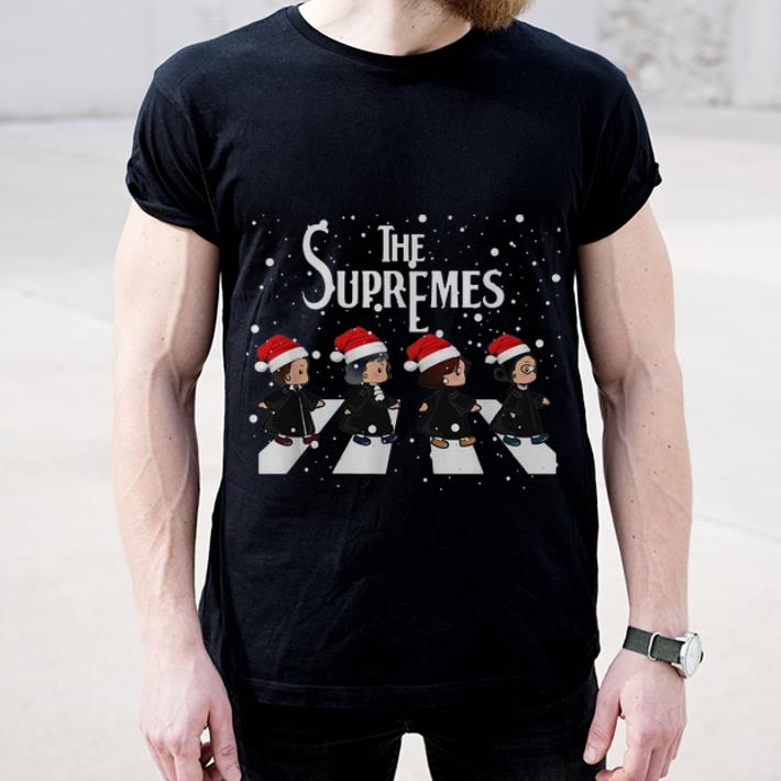 Awesome The Supremes Abbey Road Santa Christmas shirt 4 - Awesome The Supremes Abbey Road Santa Christmas shirt