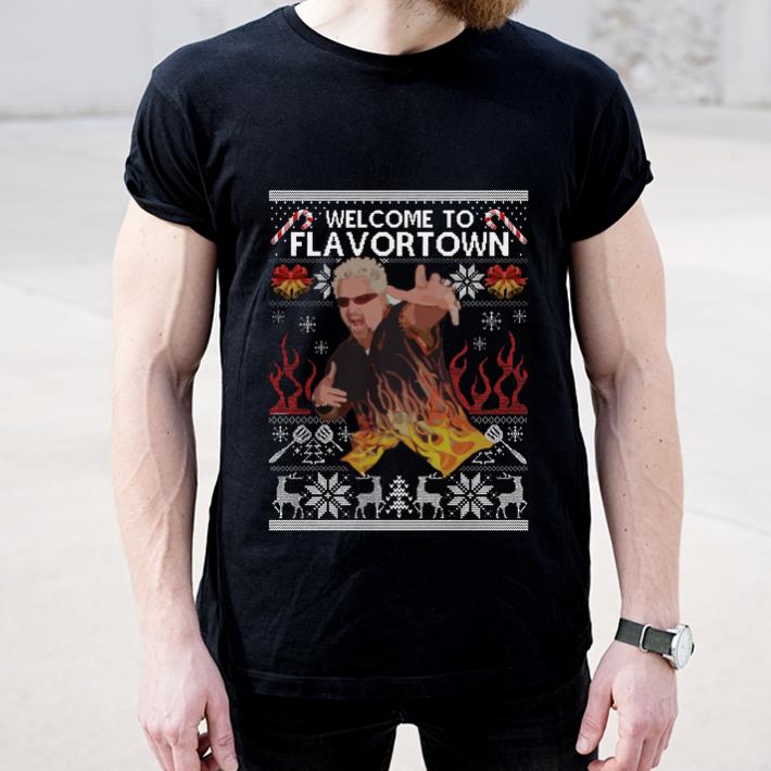 Awesome Ugly Christmas Guy Fieri Welcome to Flavortown shirt 4 - Awesome Ugly Christmas Guy Fieri Welcome to Flavortown shirt