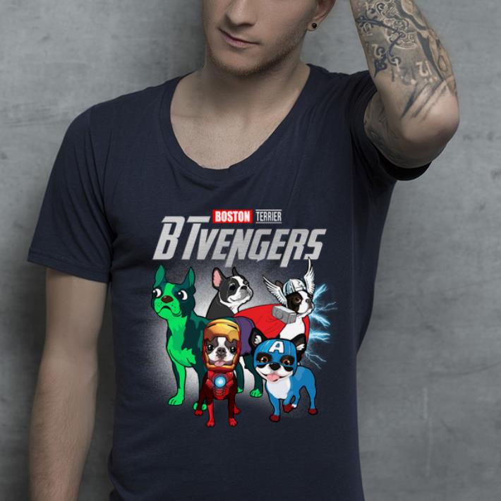 Beautiful Marvel Avengers Endgame Boston Terrier BTvengers shirt 4 - Beautiful Marvel Avengers Endgame Boston Terrier BTvengers shirt