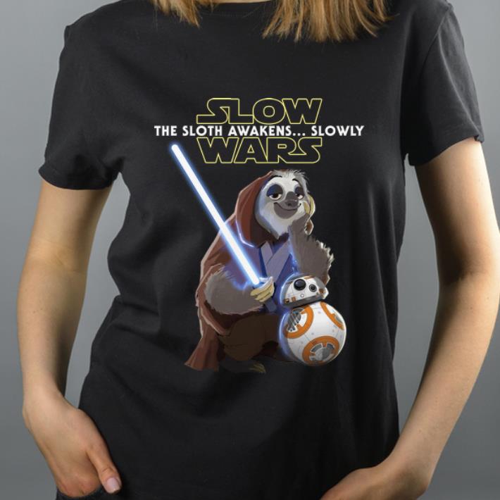 Beautiful The Sloth Awakens Slowly Slow Wars shirt 4 - Beautiful The Sloth Awakens Slowly Slow Wars shirt