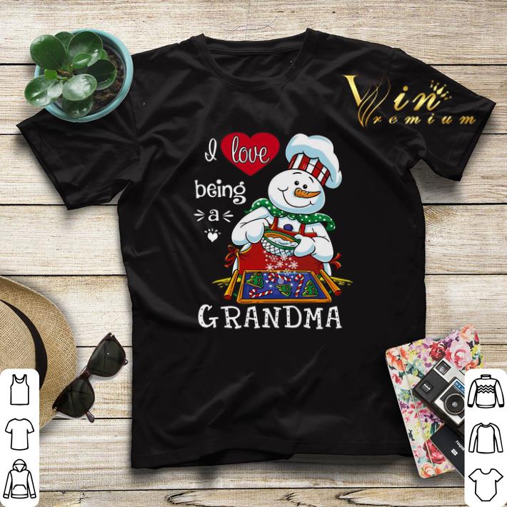 Christmas I love being Grandma Snowman shirt sweater 4 - Christmas I love being Grandma Snowman shirt sweater