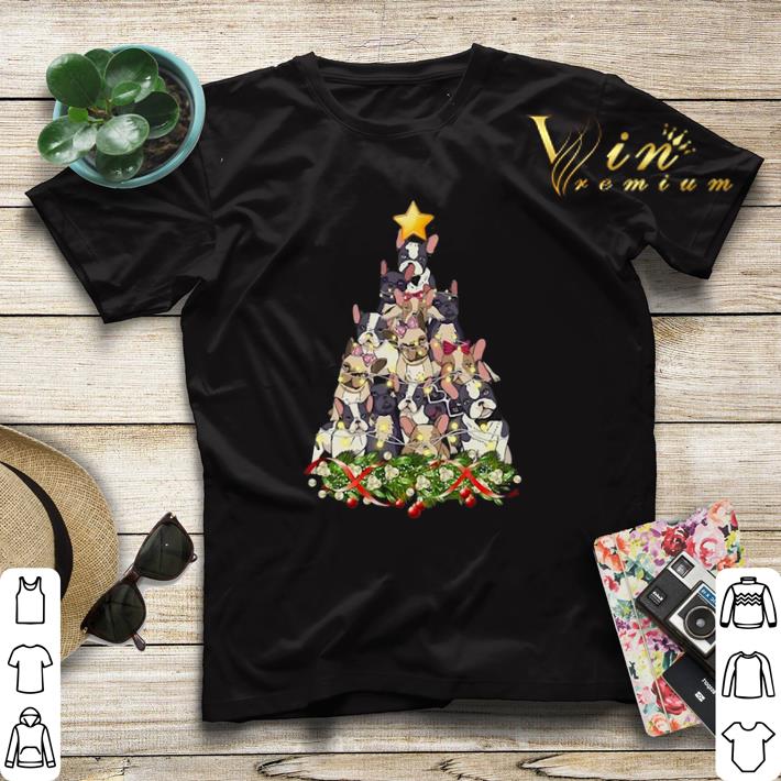 Christmas tree French Bulldog shirt 4 - Christmas tree French Bulldog shirt