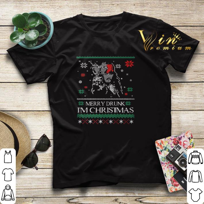 Christmas ugly Pirates Of The Caribbean Merry drunk i m sweater 4 - Christmas ugly Pirates Of The Caribbean Merry drunk i'm sweater