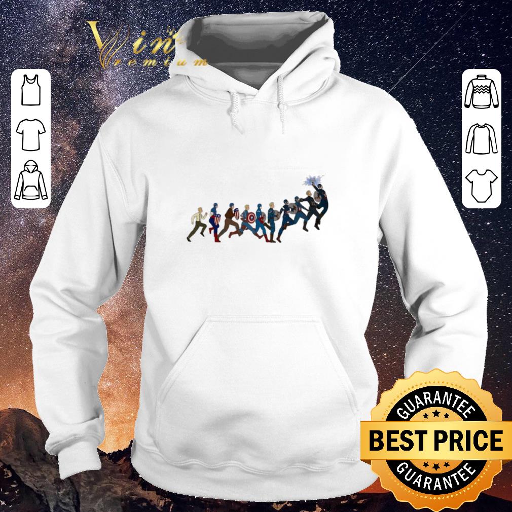Funny Captain America s Evolution shirt sweater 4 - Funny Captain America's Evolution shirt sweater