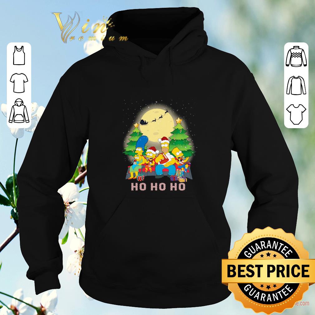 Funny Christmas The Simpsons Family ho ho ho shirt 4 - Funny Christmas The Simpsons Family ho ho ho shirt