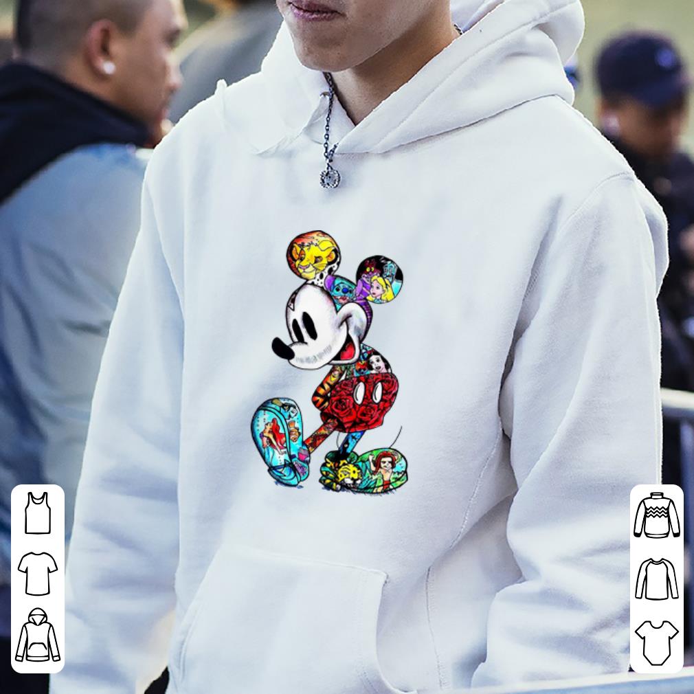 Funny Mickey Mouse With Disney Tattoos shirt 4 - Funny Mickey Mouse With Disney Tattoos shirt