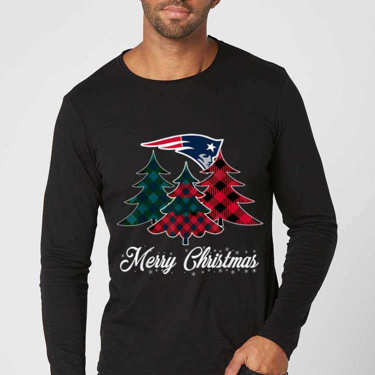 Great New England Patriots Merry Christmas Tree Football Team shirt 4 - Great New England Patriots Merry Christmas Tree Football Team shirt