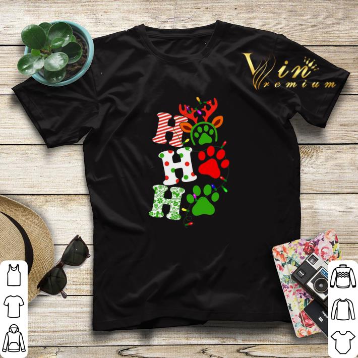 Ho Ho Ho Christmas Dog paw shirt Ho Ho Ho Christmas Dog paw shirt 4 - Ho Ho Ho Christmas Dog paw shirt